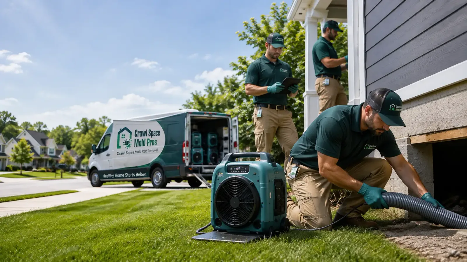 Crawl Space Mold Removal in Gaston, NC